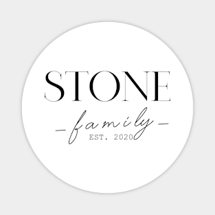 Stone Family EST. 2020, Surname, Stone Magnet